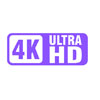 4K Ultra HD Icon