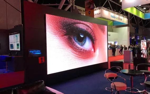 Commercial Small Pitch LED Displays Are Being Used To Play Video At The Show