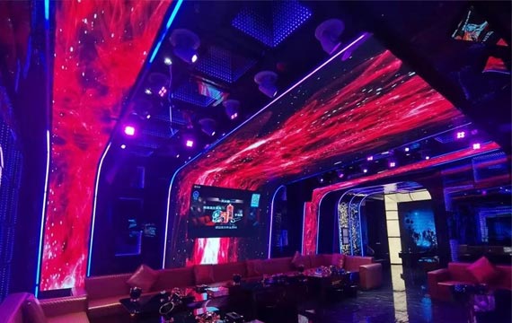 Creative LED Display Installed In KTV