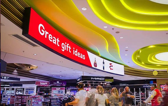 Supermarkets Are Using Commercial Small Pitch LED Screens To Play Advertising Videos