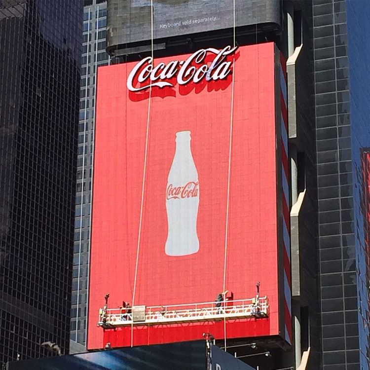 Coca Cola 3D Billboard