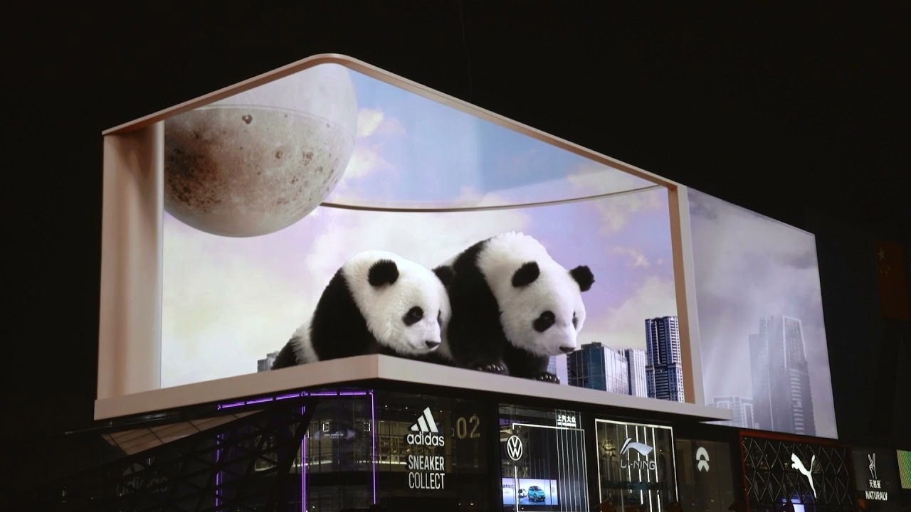 Chengdu Taikoo Li Panda 3D Billboard