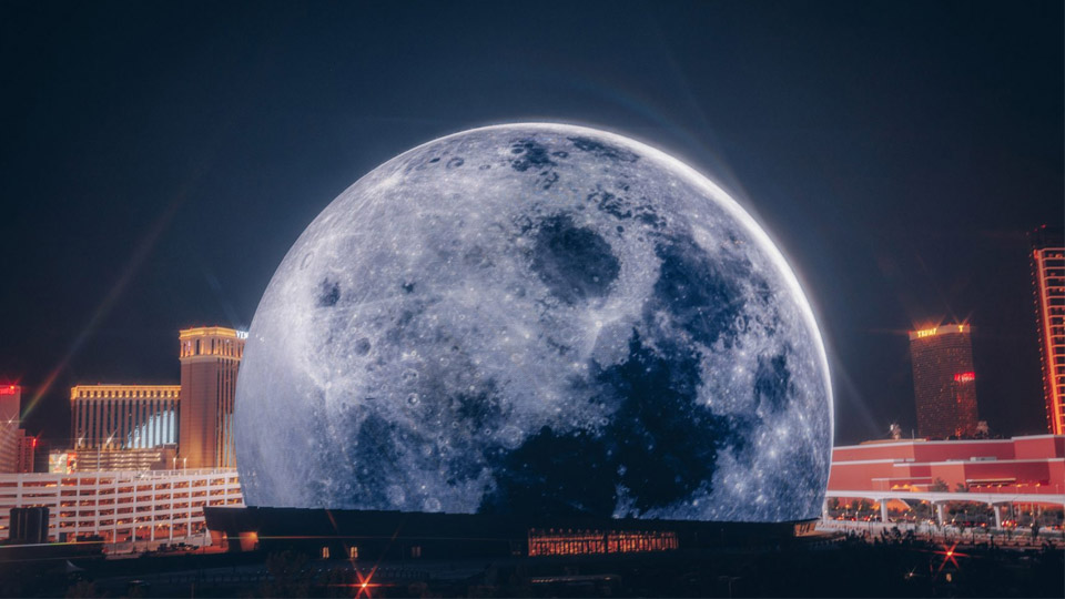 External MSG Sphere Las Vegas