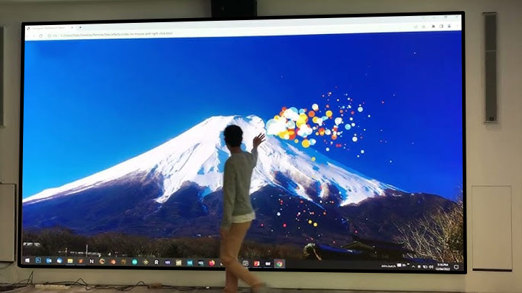 Interactive Effect Of Interactive LED Wall