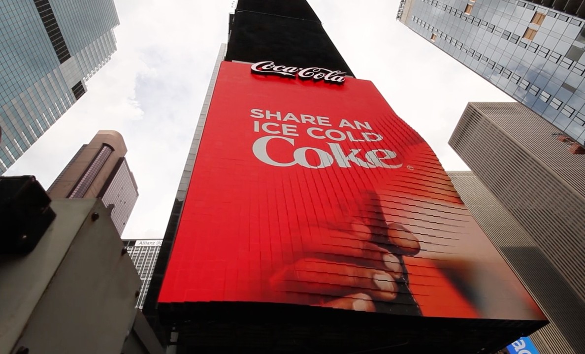 Coca Cola 3D Billboard