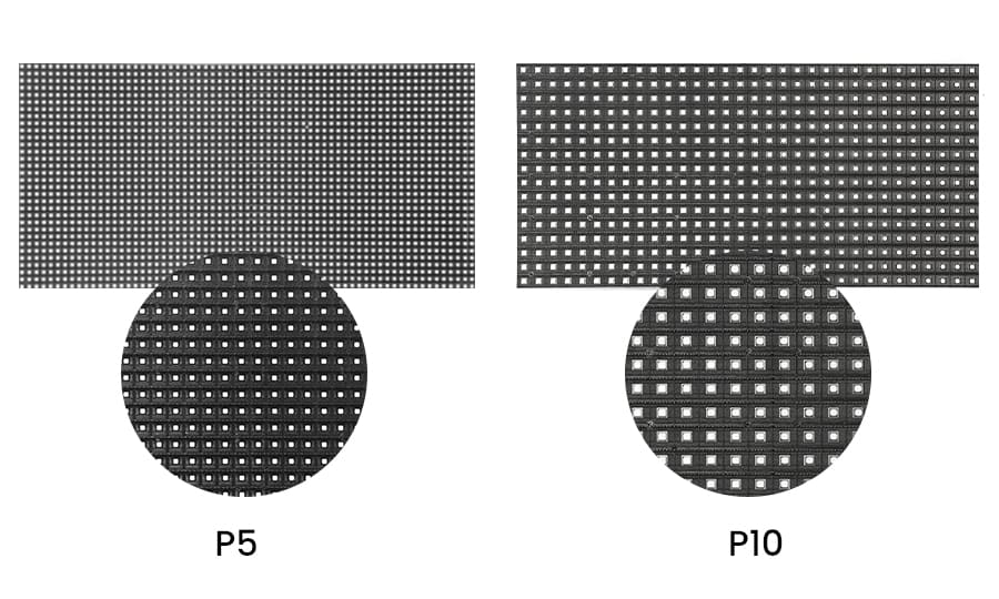 Differences Between P5 Vs P10 LED Display