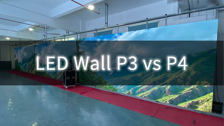 LED Wall P3 Vs P4 Background Image