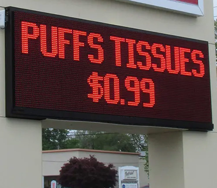 Outdoor Monochrome LED Display