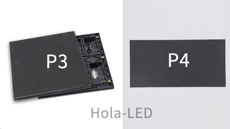 P3 Vs P4 Led Module