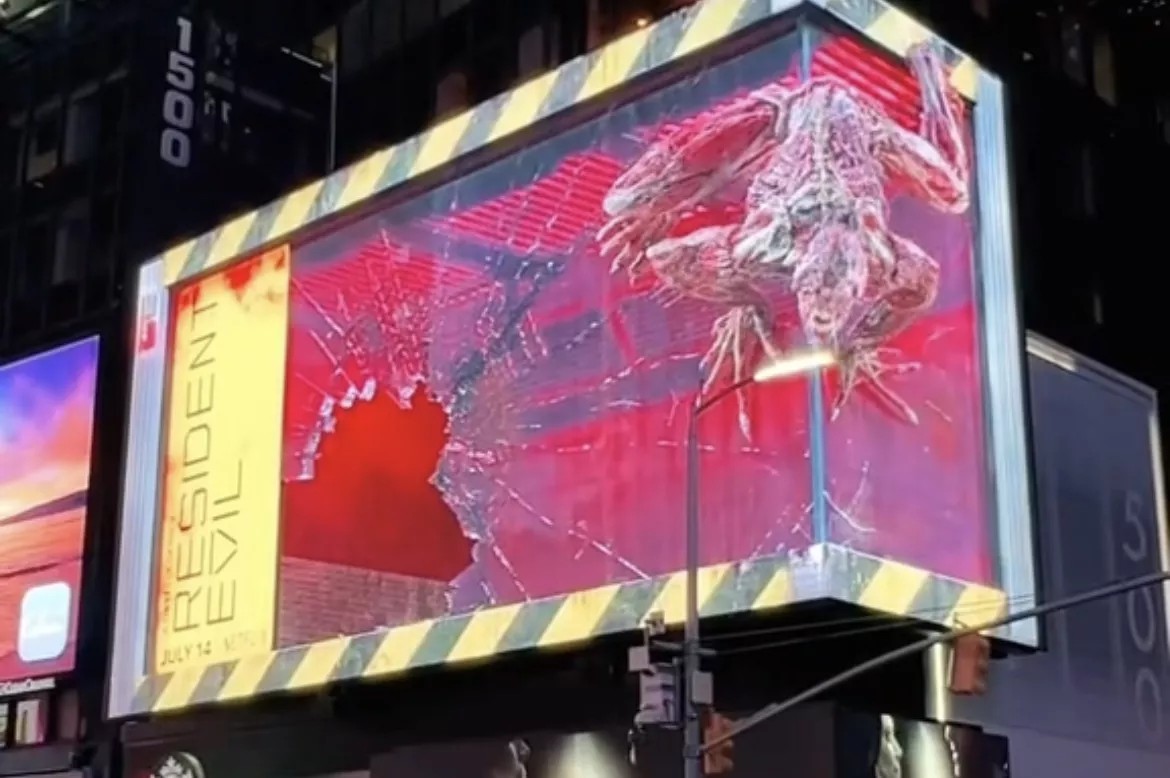 Resident Evil 3D Billboard