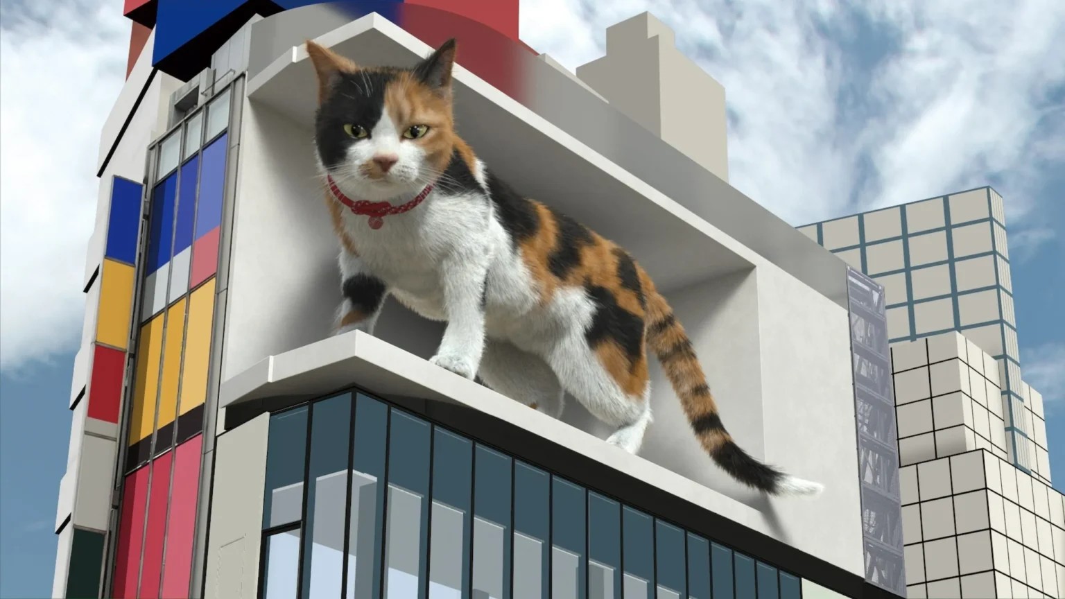 Shinjuku Cat 3D Billboard