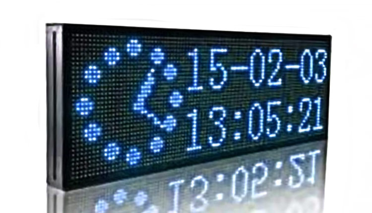 Blue LED Display