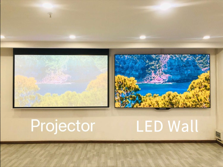 Led Wall Vs Projector