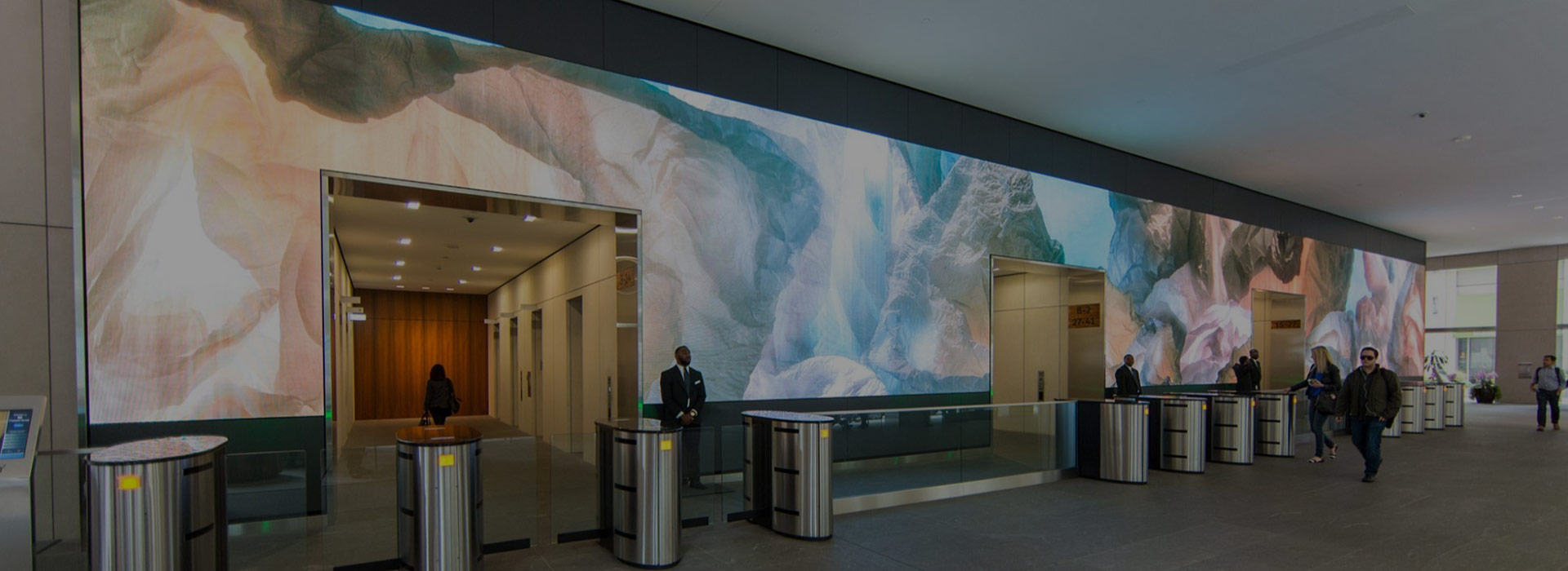 LED Lobby Display | Designed for Building Entrances | High-Definition ...